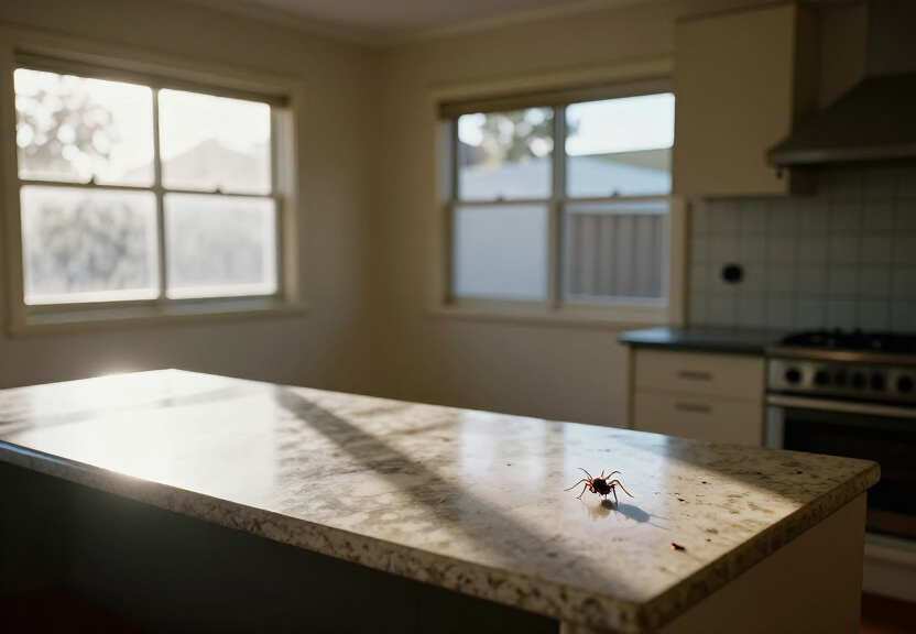 Ant trail in a Banksia family home before treatment